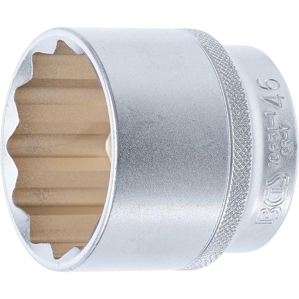 Socket, 12-Point | 12.5 mm (1/2") Drive | 46 mm