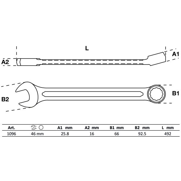 Combination Spanner | 46 mm