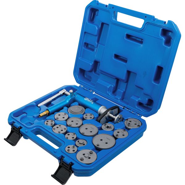 Brake Piston Reset Tool Set | pneumatic | 16 pcs.