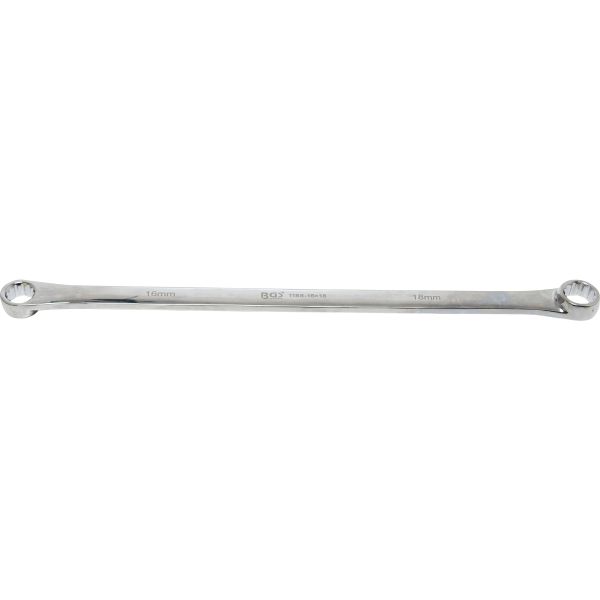 Double Ring Spanner | extra long | 16 x 18 mm