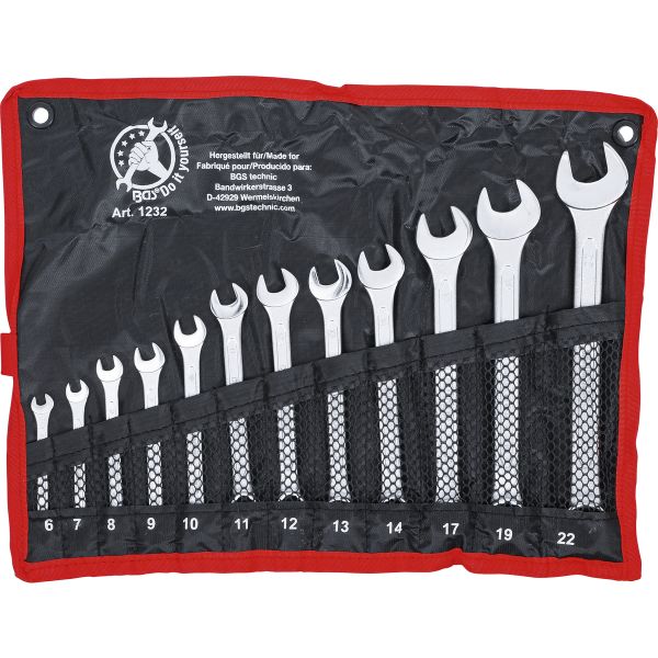 Combination Spanner Set | 6 - 22 mm | 12 pcs.