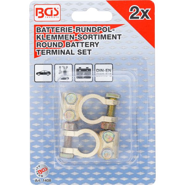 Round Battery Terminal Set