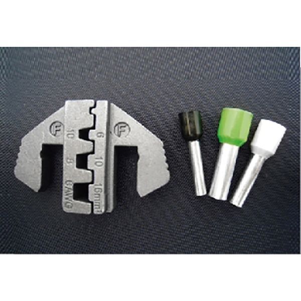 Crimping Jaws for large, insulated cord-end Terminals | for BGS 1410, 1411, 1412