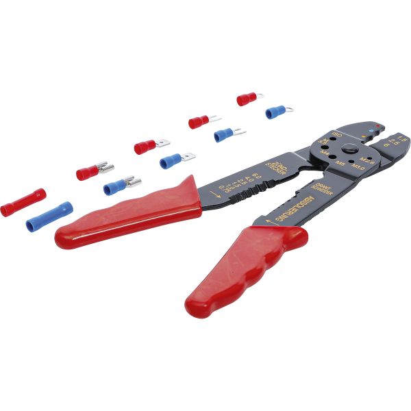 Crimping Pliers Set with cable lug Assortment | 200 mm | 61 pcs.