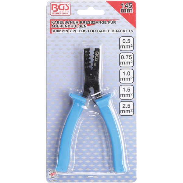 Crimping Tool | for Cable End Sleeves, 0.5 - 2.5 mm²