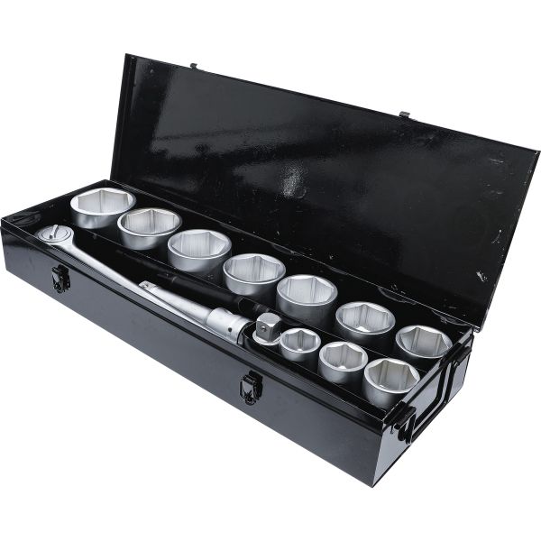 Socket Set | 25 mm (1") Drive | 36-80 mm | 15 pcs.