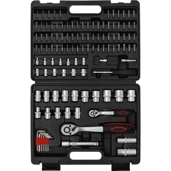 Socket Set Super Lock | 6.3 mm (1/4") / 12.5 mm (1/2") Drive | 115 pcs.