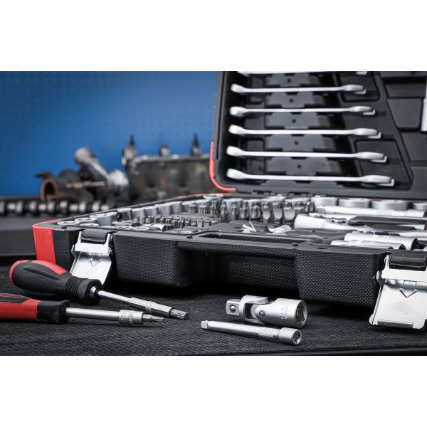 Socket Set | 6.3 mm (1/4") / 10 mm (3/8") / 12.5 mm (1/2") Drive | 216 pcs.