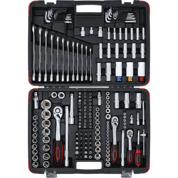 Socket Set | 6.3 mm (1/4") / 10 mm (3/8") / 12.5 mm (1/2") Drive | 176 pcs.