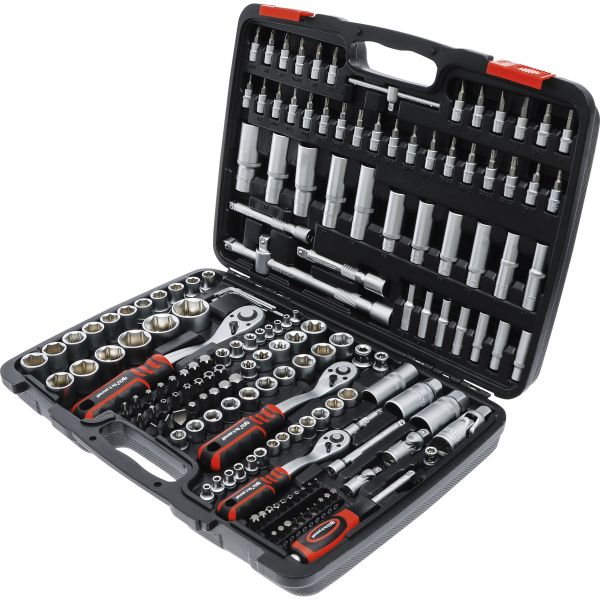 Socket Set | 6.3 mm (1/4") / 10 mm (3/8") / 12.5 mm (1/2") Drive | 172 pcs.