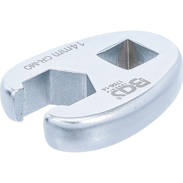 Llave boca hexagonal abierta (crowfoot) | entrada 10 mm (3/8") | 14 mm