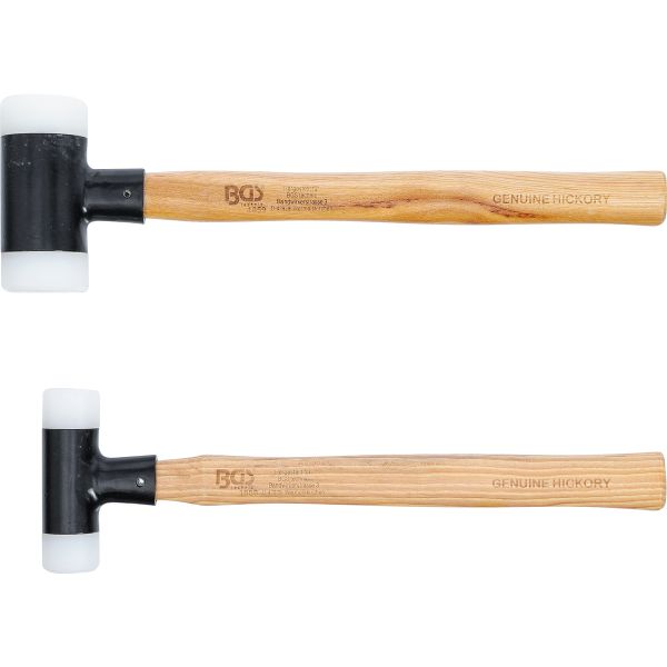 Dead Blow Hammer | Hickory Handle | Soft Head | Ø 30 / 45 mm | 300 / 550 g | 2 pcs.