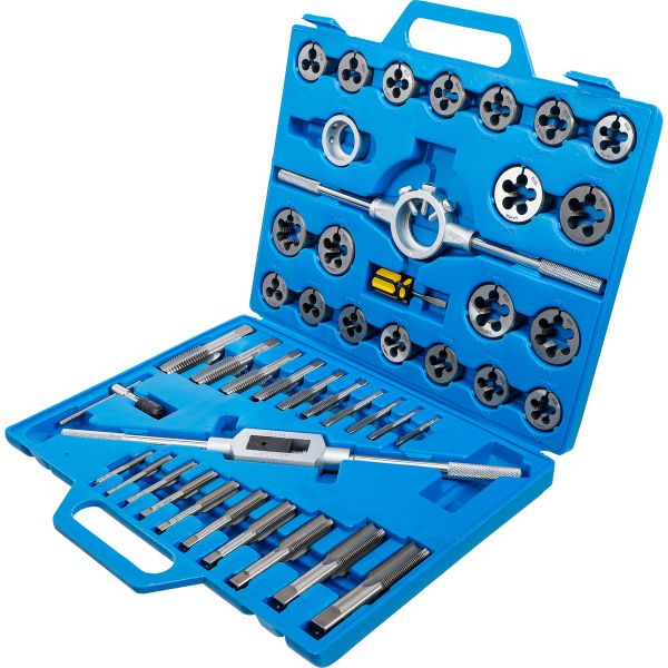 Tap and Die Set | Inch Sizes | 1/4" - 1" | 45 pcs.