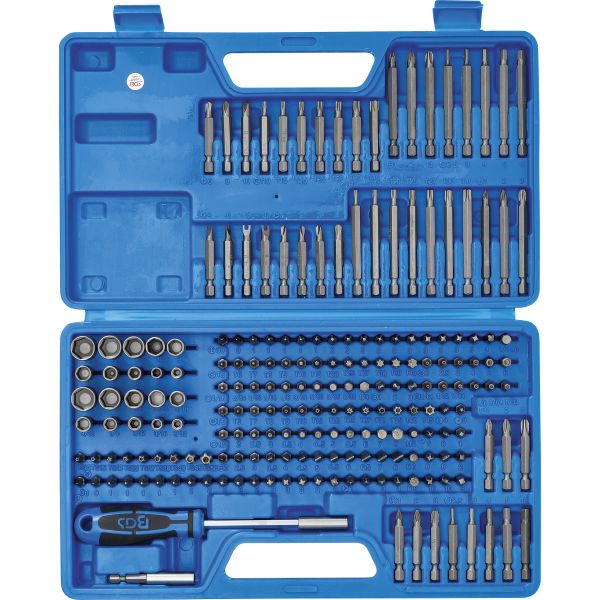 Universal-/Security Bit Set | 6.3 mm (1/4") Drive | 208 pcs.