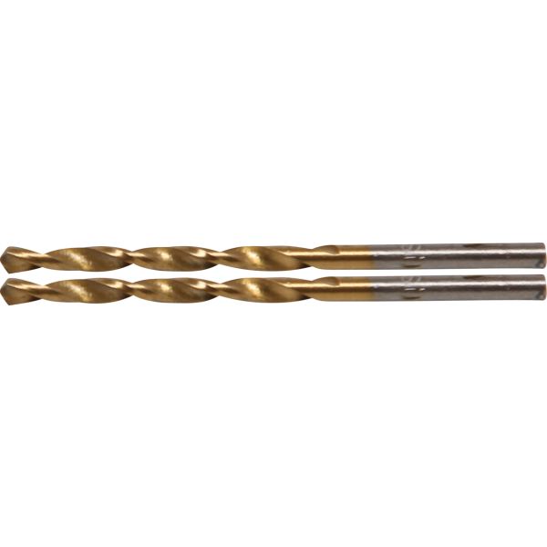 Twist Drill | HSS-G | titanium-nitrated | 3.0 mm | 2 pcs.