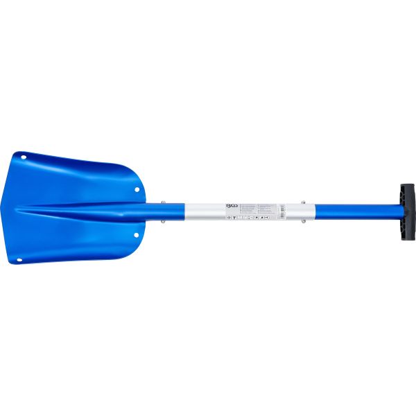 Aluminum Snow Shovel | with collapsible Quick Release Shovel Handle