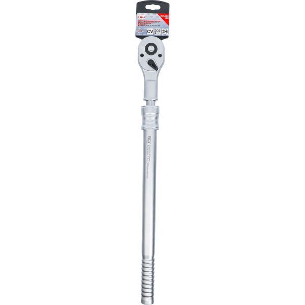 Reversible Ratchet, extendable | 20 mm (3/4") | 600 - 985 mm