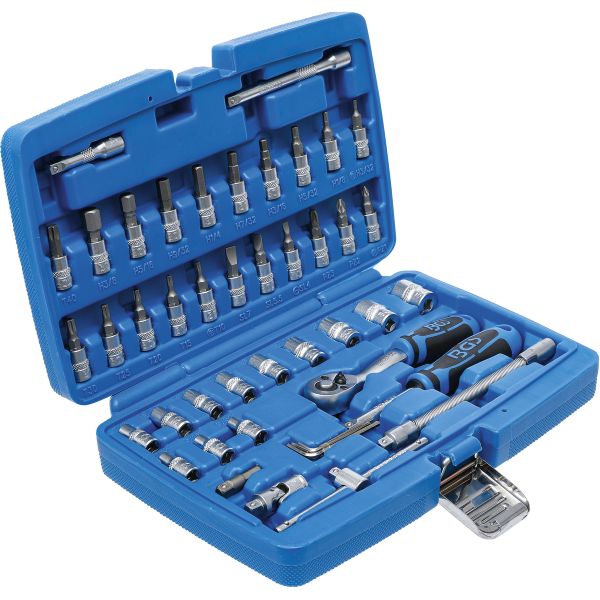 Socket Set | 6.3 mm (1/4") | Inch Sizes | 46 pcs.