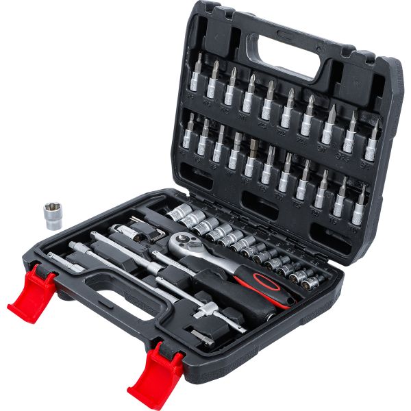 Socket Set | 6.3 mm (1/4") Drive | 46 pcs.