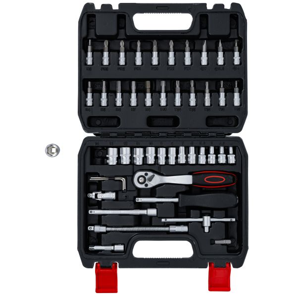 Socket Set | 6.3 mm (1/4") Drive | 46 pcs.