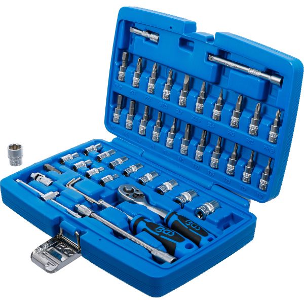 Socket Set | 6.3 mm (1/4") Drive | 46 pcs.