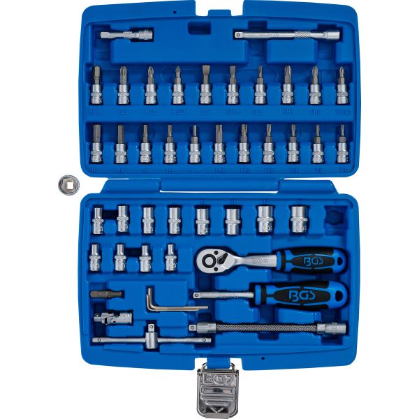 Socket Set | 6.3 mm (1/4") Drive | 46 pcs.