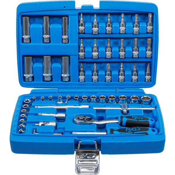 Socket Set | 6.3 mm (1/4") Drive | 53 pcs.