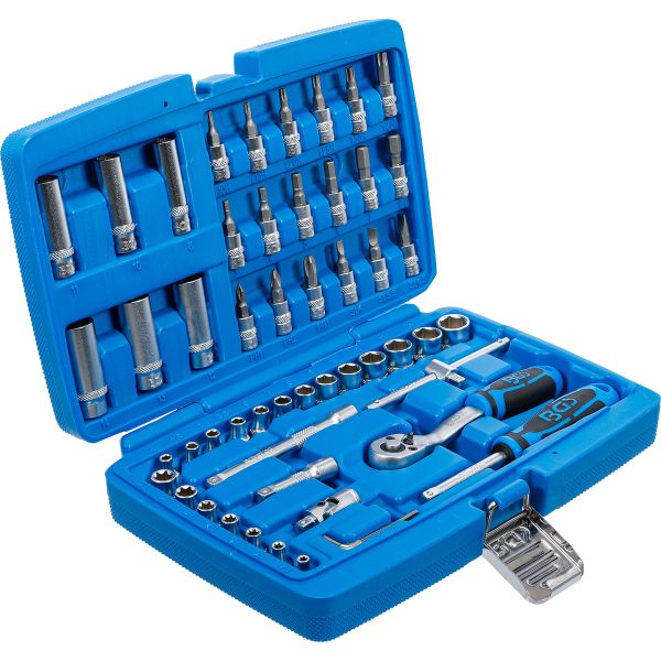 Socket Set | 6.3 mm (1/4") Drive | 53 pcs.