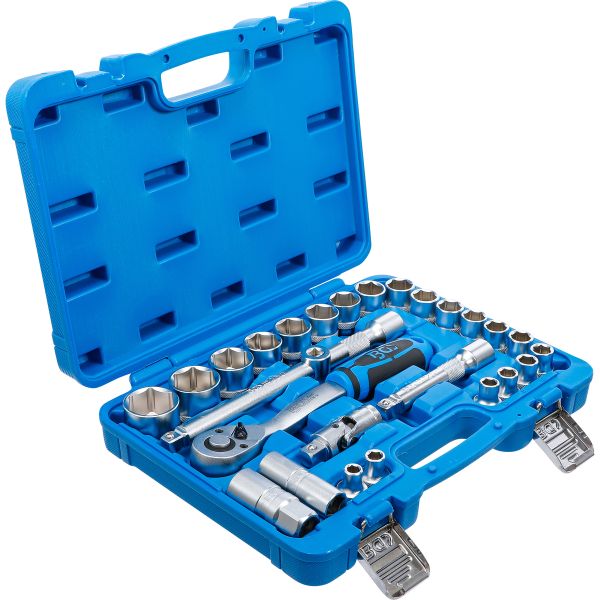 Socket Set | 12.5 mm (1/2") Drive | 8 - 32 mm | 27 pcs.