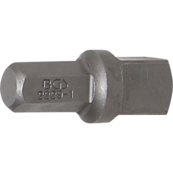 Bit Ratchet Adaptor | ext. Hexagon 8 mm (5/16") - ext. square 10 mm (3/8") | 30 mm