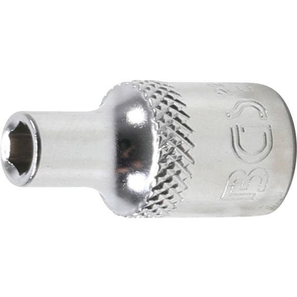 Llave de vaso hexagonal | 6,3 mm (1/4") | 4 mm