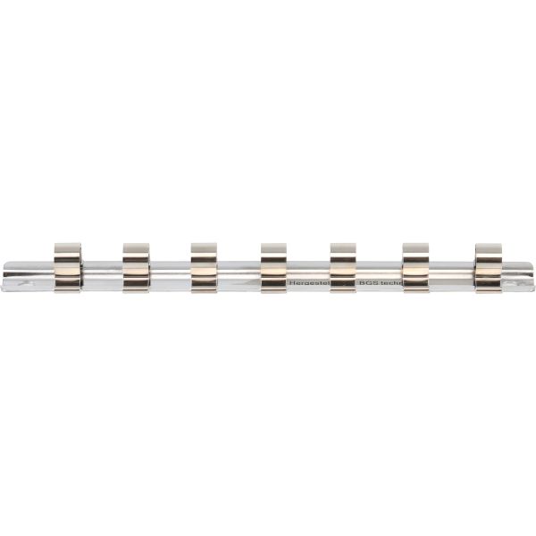 Socket Rail with 7 Clips | 10 mm (3/8")