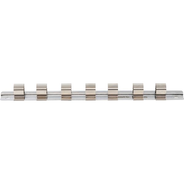 Socket Rail with 7 Clips | 12.5 mm (1/2")