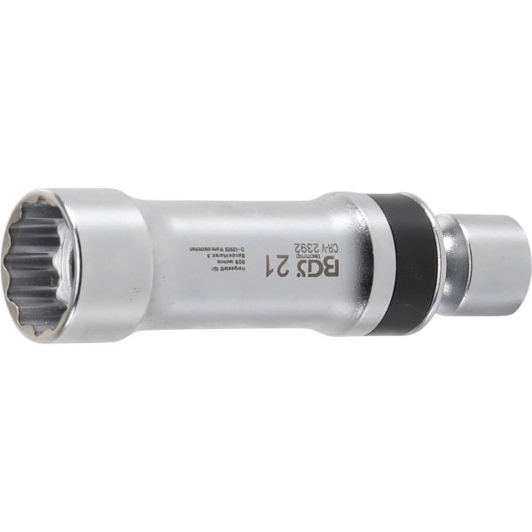 Spark Plug Socket, 12-point, with Retaining Spring | 10 mm (3/8") Drive | 21 mm