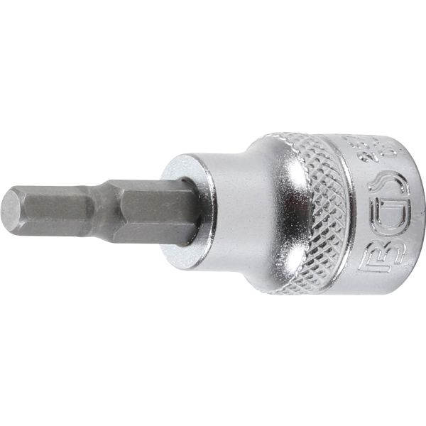 Bit Socket | 10 mm (3/8") Drive | internal Hexagon 5 mm