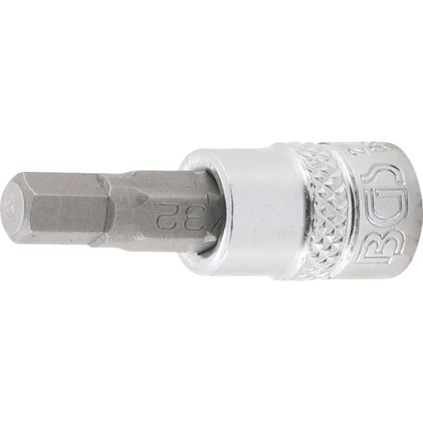 Bit Socket | 6.3 mm (1/4") Drive | internal Hexagon 7/32"