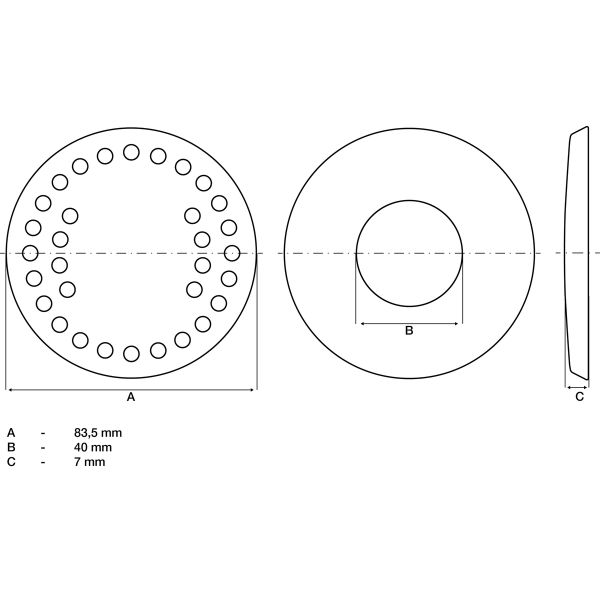 Replacement Rubber Pad | for BGS 2897