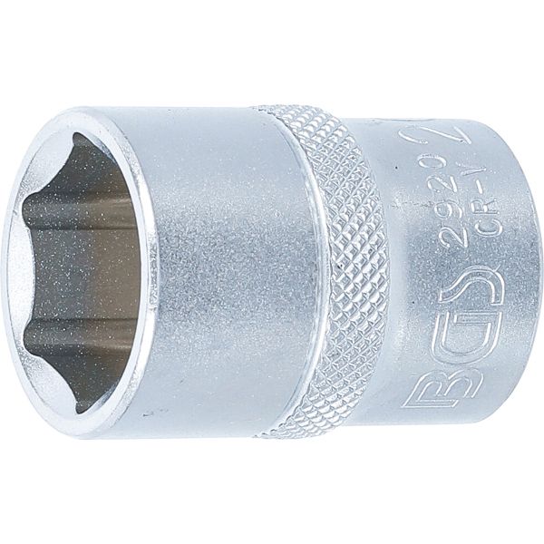 Socket, Hexagon | 12.5 mm (1/2") Drive | 20 mm