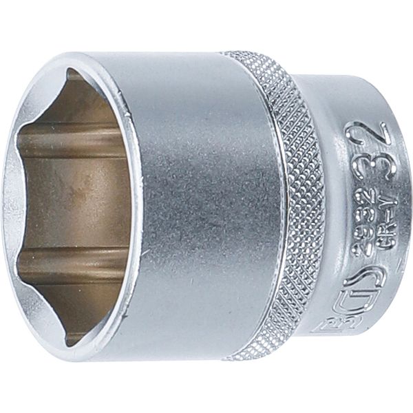 Socket, Hexagon | 12.5 mm (1/2") Drive | 32 mm