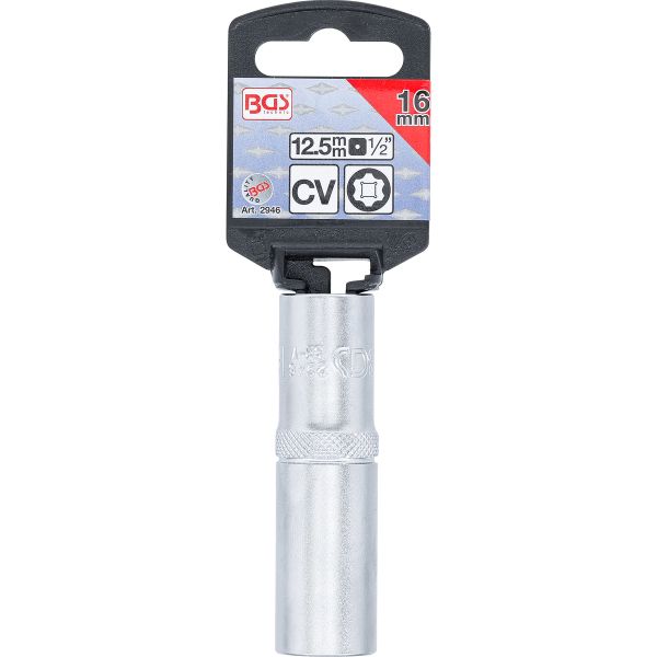 Llave de vaso Super Lock, larga | entrada 12,5 mm (1/2") | 16 mm