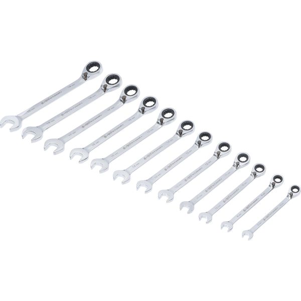 Ratchet Combination Wrench Set | reversible | 8 - 19 mm | 12 pcs.