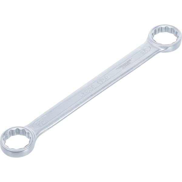 Double Ring Spanner | extra flat | 24 x 26 mm