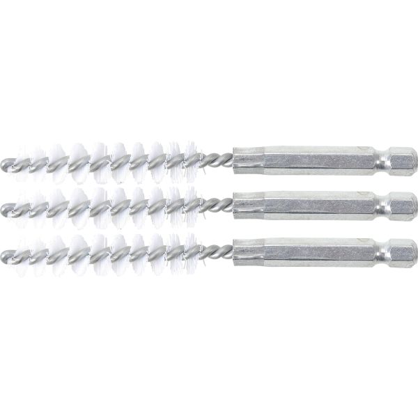 Nylon Brush | 10 mm | 6.3 mm (1/4") Drive | 3 pcs.