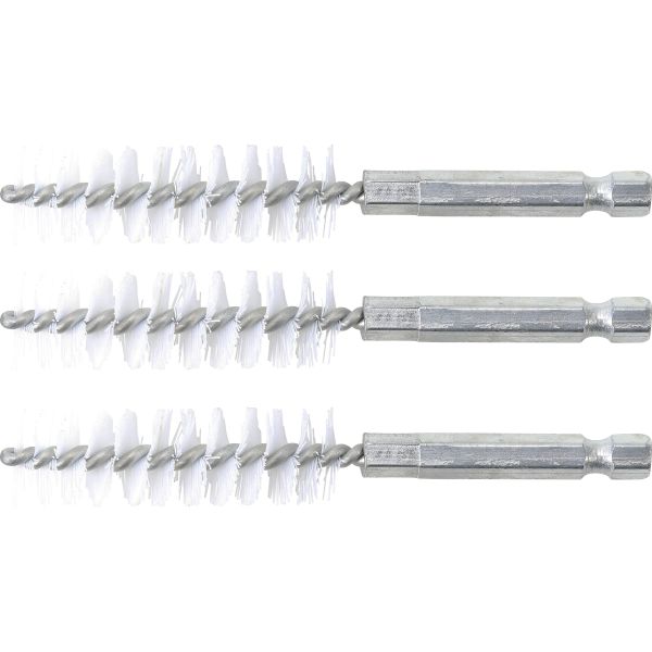 Nylon Brush | 15 mm | 6.3 mm (1/4") Drive | 3 pcs.