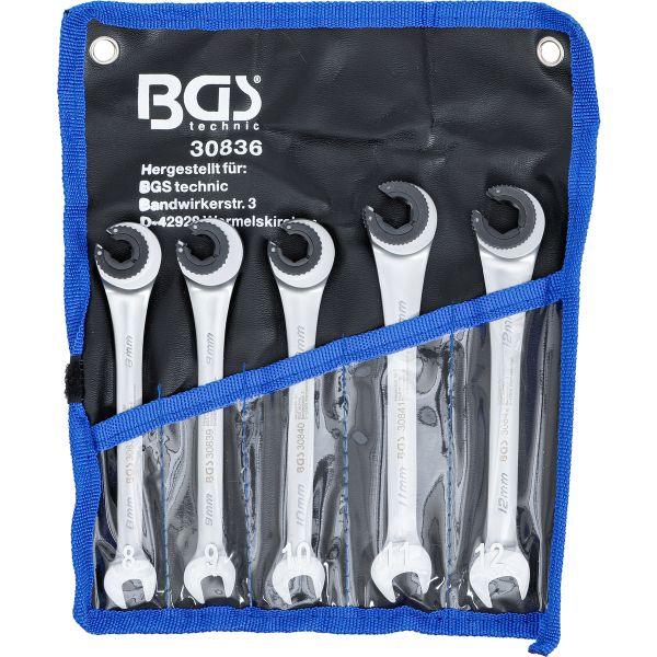 Ratchet Combination Wrench Set | open | 5 pcs.