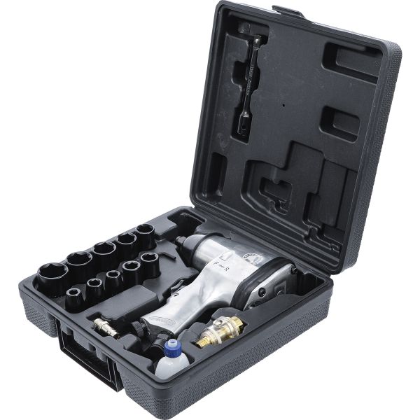 Air Impact Wrench with Tool Set | 12.5 mm (1/2") | 312 Nm | 16 pcs.