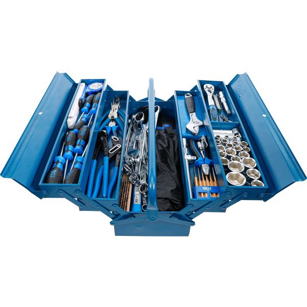 Metal Tool Box incl. Tool Assortment | 137 pcs.