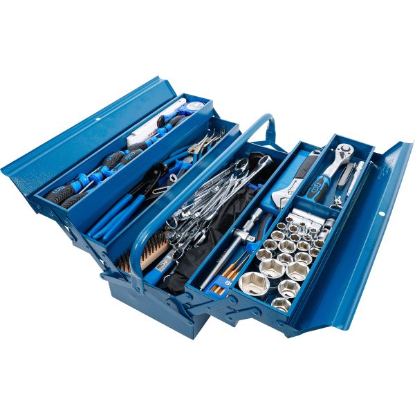 Metal Tool Box incl. Tool Assortment | 137 pcs.