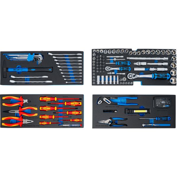 Electricians-Metal Workshop Tool Case | 3 Drawers | with 147 Tools