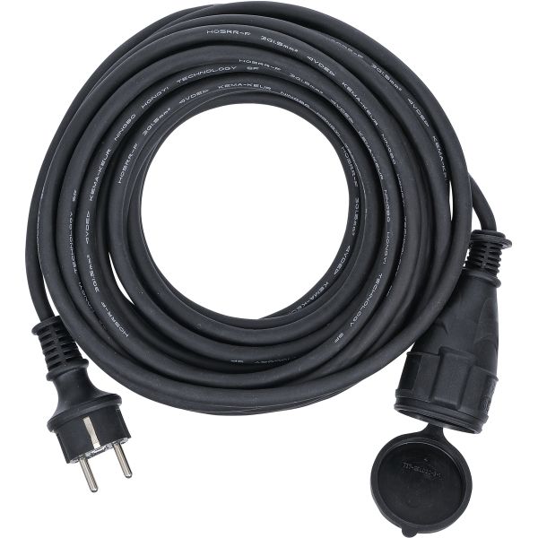 Câble de rallonge | 10 m | 3 x 1,5 mm² | IP 44